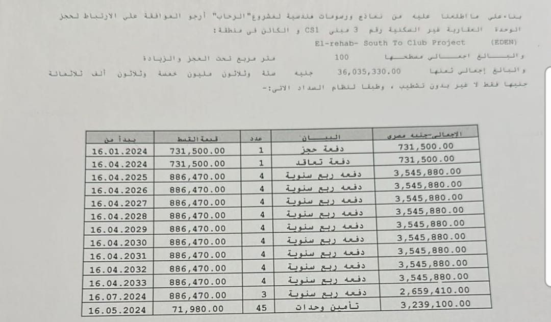 مشروع ايدين الرحاب )EDEN) 5
